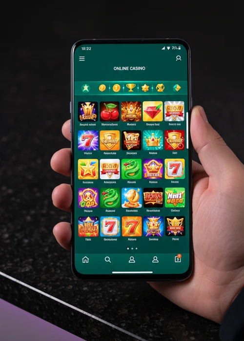 Screenshot of the vibrant 7O Casino homepage featuring popular slots like Book of Dead and a welcome bonus banner, accessible on mobile devices.